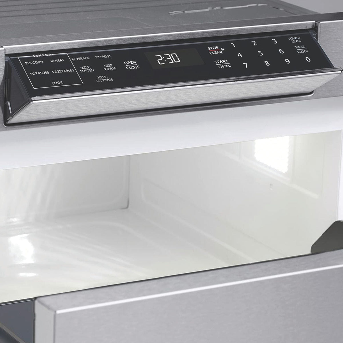 Sharp Built-In Microwave Drawer Oven with Hidden Controls, 24-in