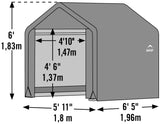 ShelterLogic Waterproof Shed-In-A-Box withUV Protection, 6 x 6 x 6-ft