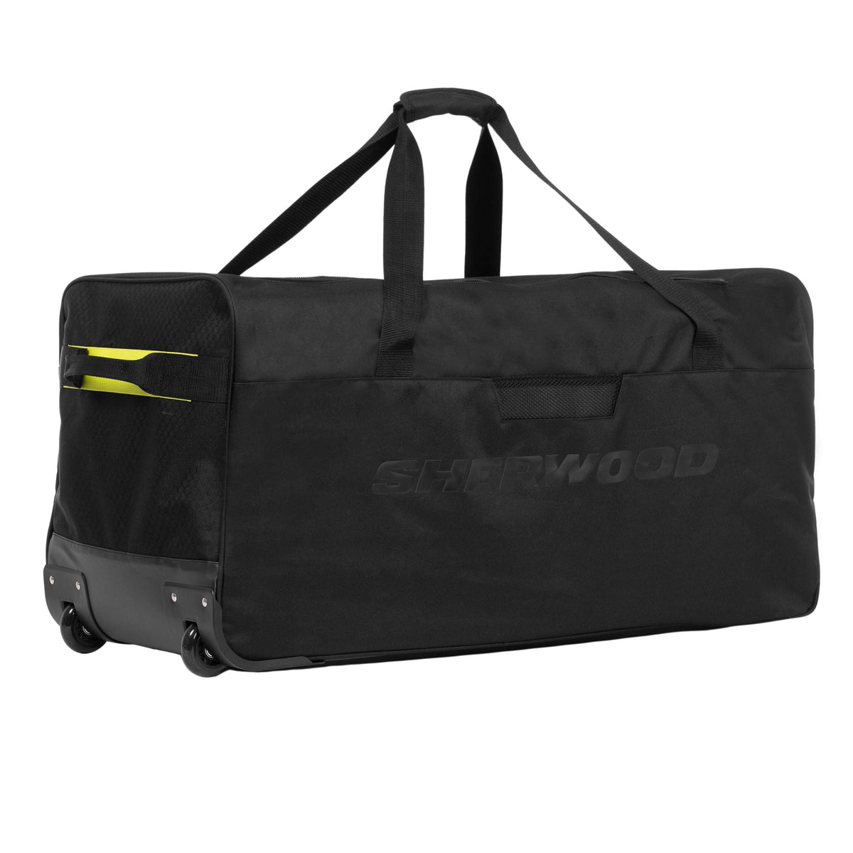 Hockey Bag, Wheeled, Senior, Black, 35-in