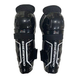 Rekker M65 Hockey Shin Guards, Youth, Black, Assorted Sizes