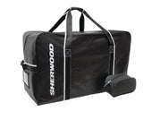 Team Tarp Hockey Bag with Accessories/Toiletry Bag, Carry, Junior, Black, 30-in