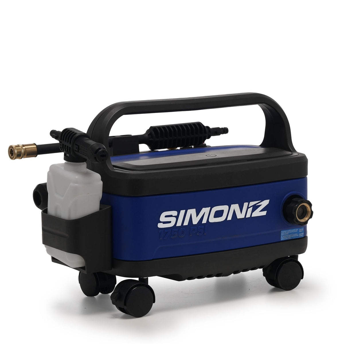 1750 PSI 1.8 GPM Wheeled Electric Pressure Washer with Foam Blaster