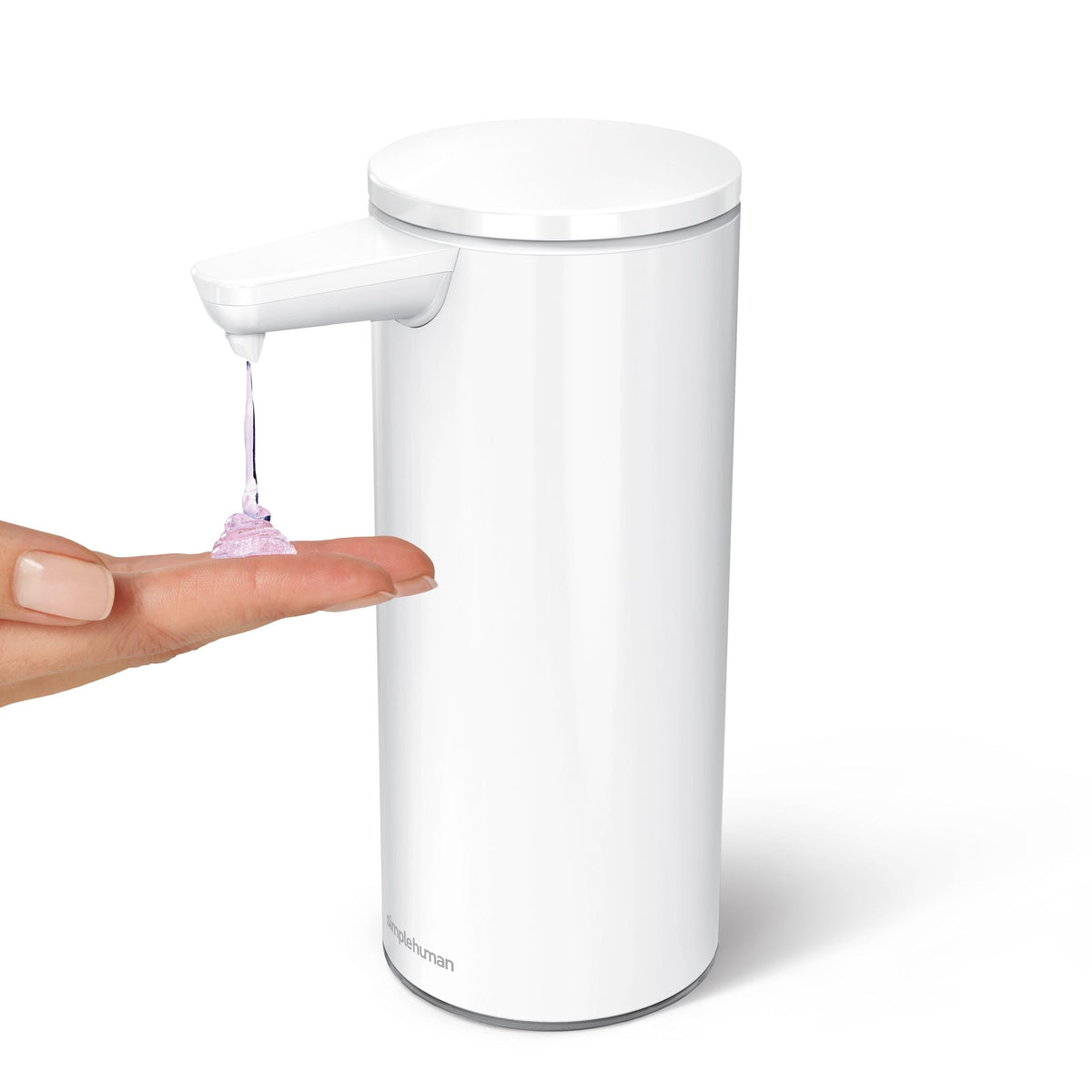 White Rechargeable Sensor Pump