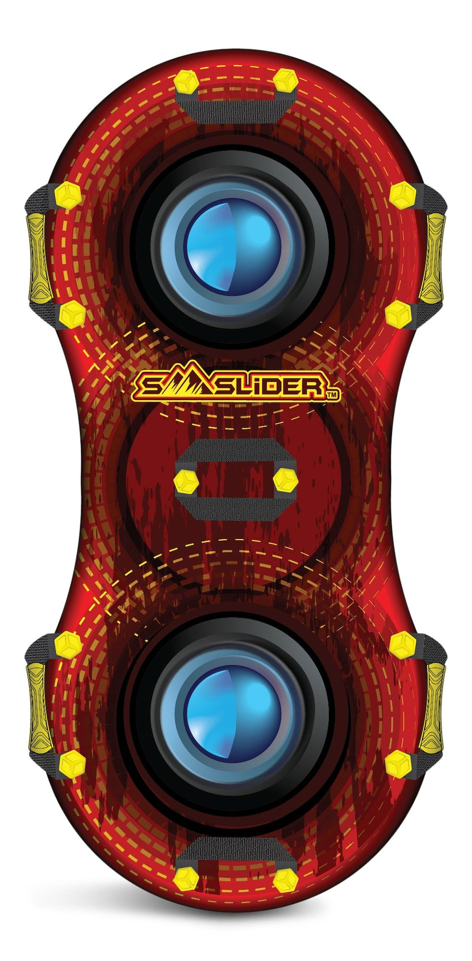 Slide 2-Rider Foam Spinner Sled, 52-in