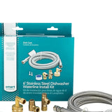 Smart Choice 6 ft. Stainless Steel Dishwasher Waterline Kit