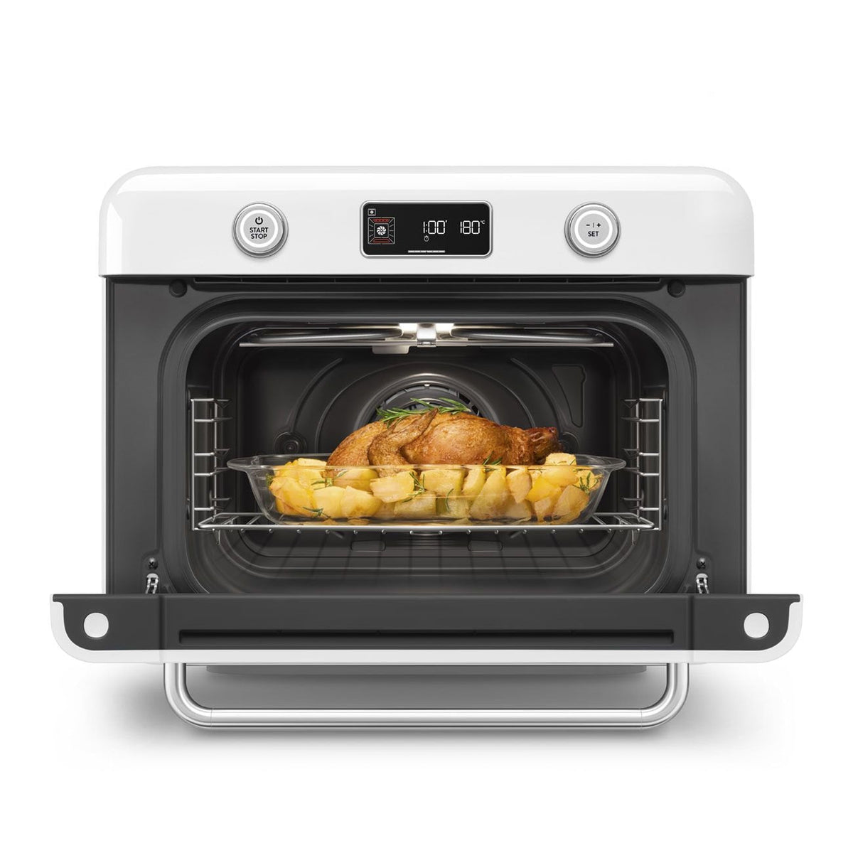 Combi Multifunction Steam Oven with Airfry, White
