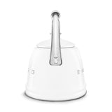 Traditional Stove Top Whistling Kettle, White, 2.3-L