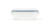 Clear Rectangular Clear Food Storage Container, Nestable, 700-mL