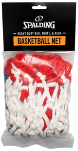Heavy Duty Indoor/Outdoor Standard Replacement Basketball Net, Red/White/Blue