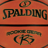 Rookie Gear Rubber Basketball, Brown, Size 5
