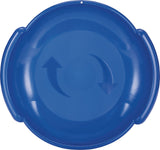 Spiral Kids' 1-Person Lightweight Plastic Winter Snow Saucer Sled/Toboggan