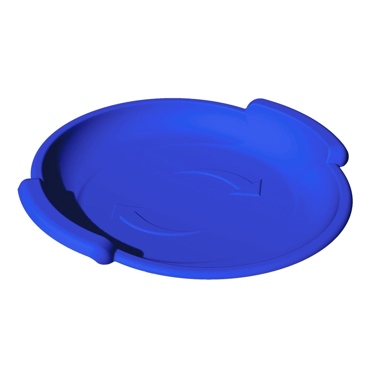 Spiral Kids' 1-Person Lightweight Plastic Winter Snow Saucer Sled/Toboggan