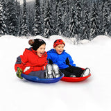 Spiral Kids' 1-Person Lightweight Plastic Winter Snow Saucer Sled/Toboggan