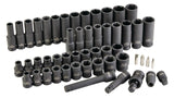 Pro 1/2-in Impact Socket Set, 52-pc