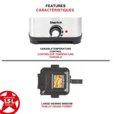 Deep Fryer with Variable Temperature Control, 1.5-L