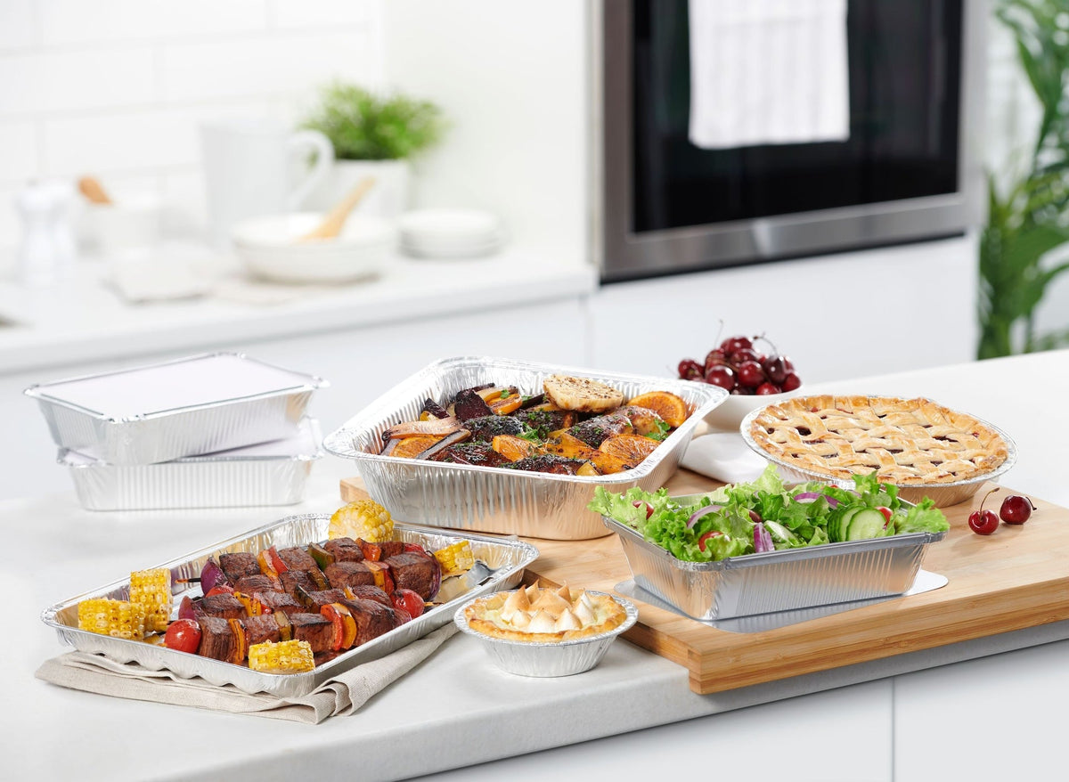 Disposable Aluminum Half Steam Table Pan, 10-pk