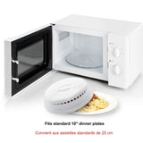 Microwave Food Cover/Splatter Cover BPA-Free, Dishwasher Safe, 25.4cm