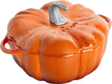 3.5-qt Cinnamon-Coloured Cast Iron Pumpkin Cocotte