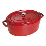 5.5L / 5.75QT OVAL COCOTTE - CHERRY