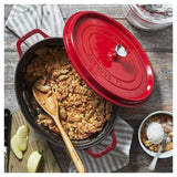 5.5L / 5.75QT OVAL COCOTTE - CHERRY