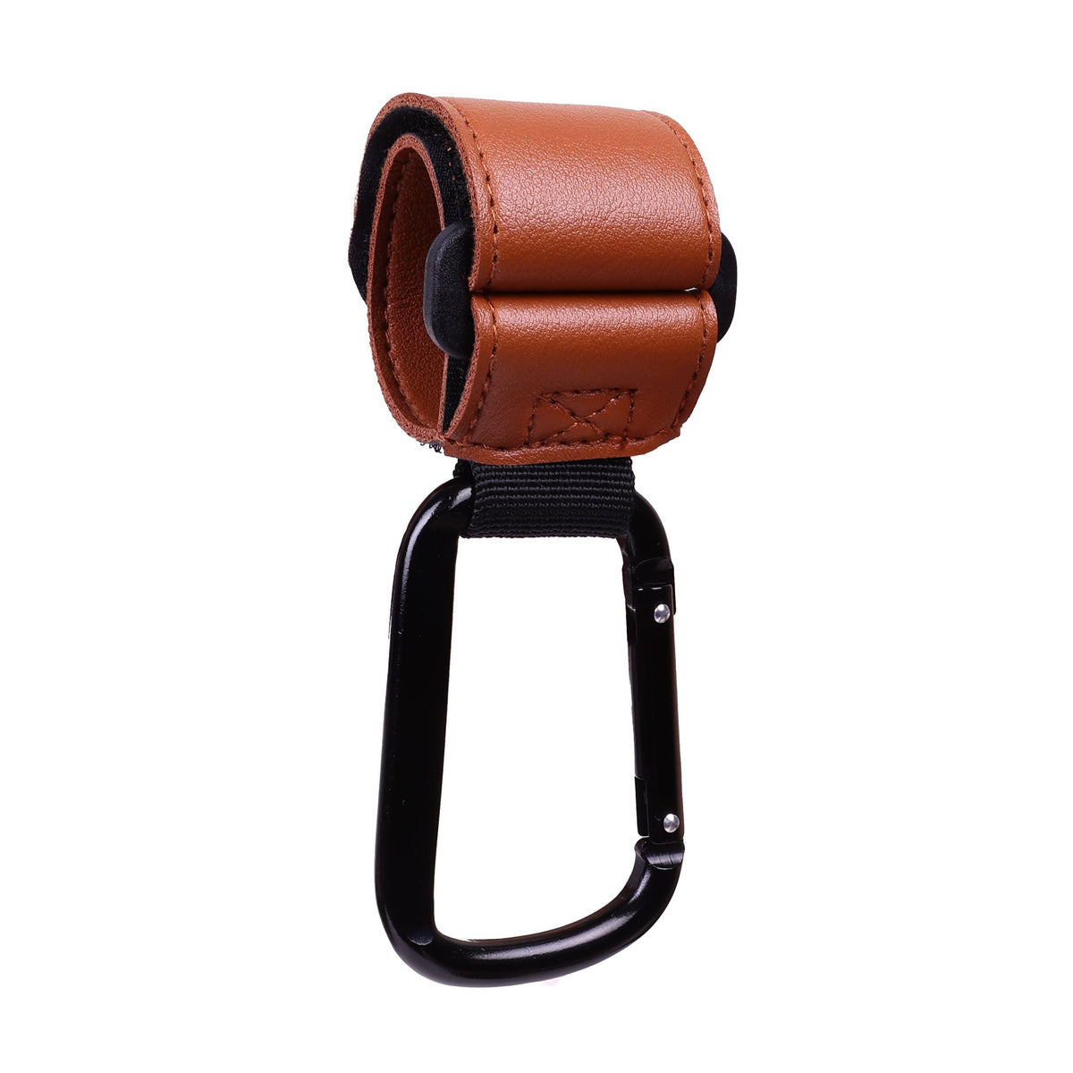 Leather Aluminum Stroller Hook
