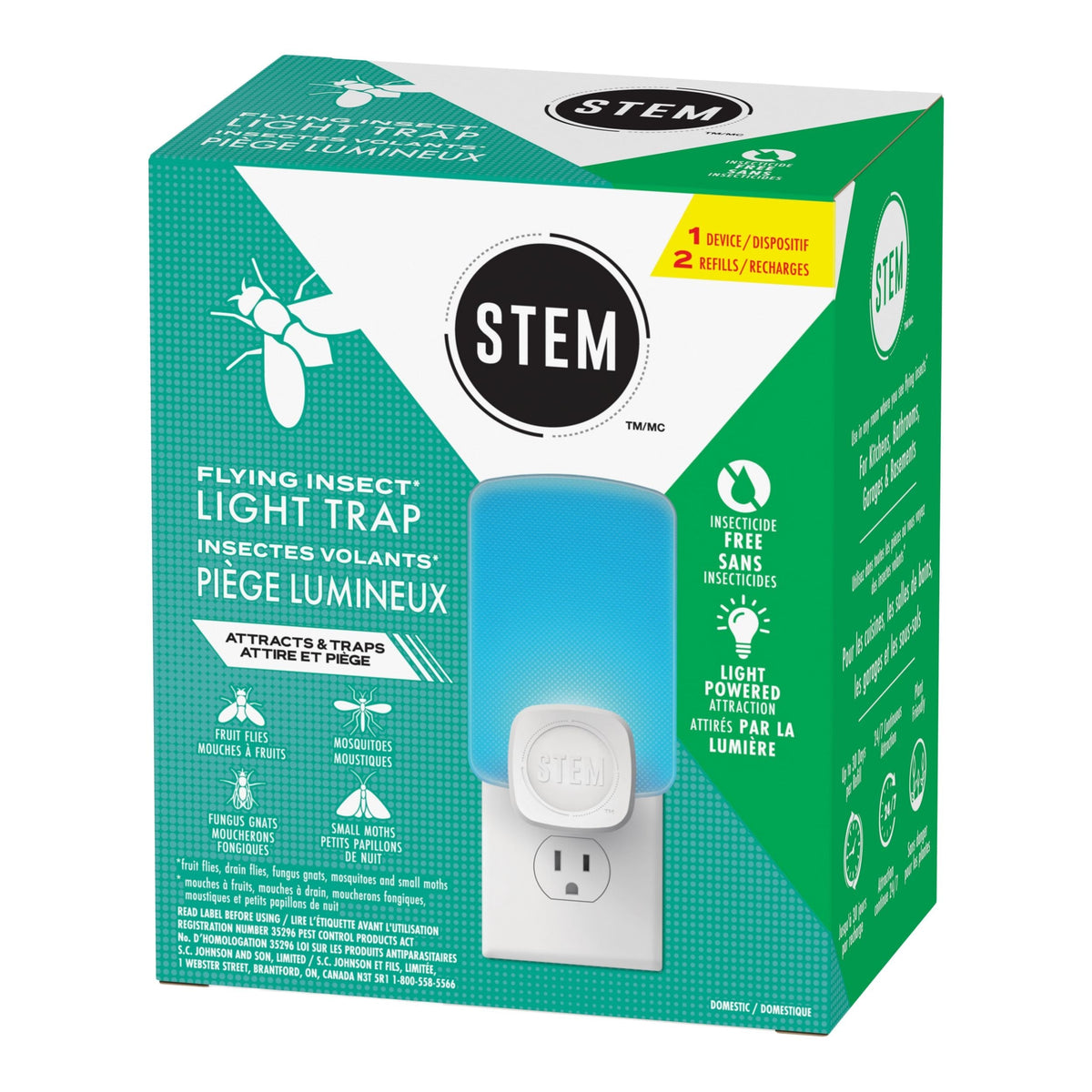 STEM Light Trap Starter Kit for Flies/Mosquitoes/Moths