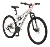 Parallax Dual-Suspension Mountain Bike, 27.5-in Wheel, Silver