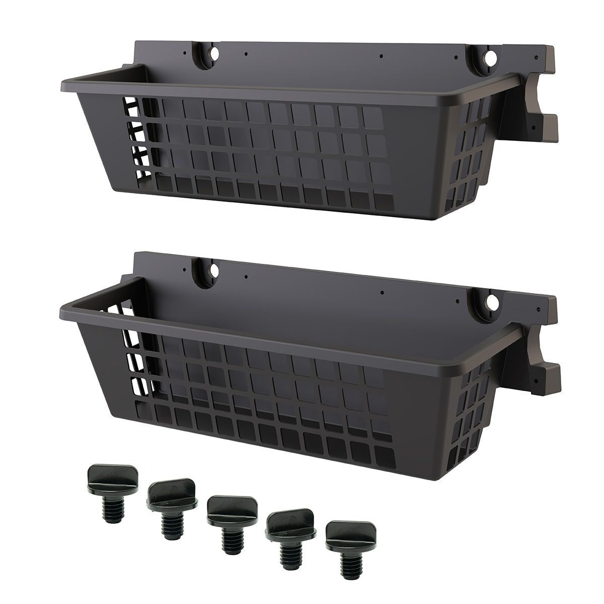 Resin Basket Shed Accessory with EZ Bolt, 2-pk