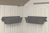 Resin Basket Shed Accessory with EZ Bolt, 2-pk