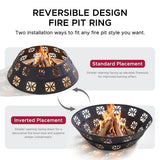 Shelton Fire Ring, Black