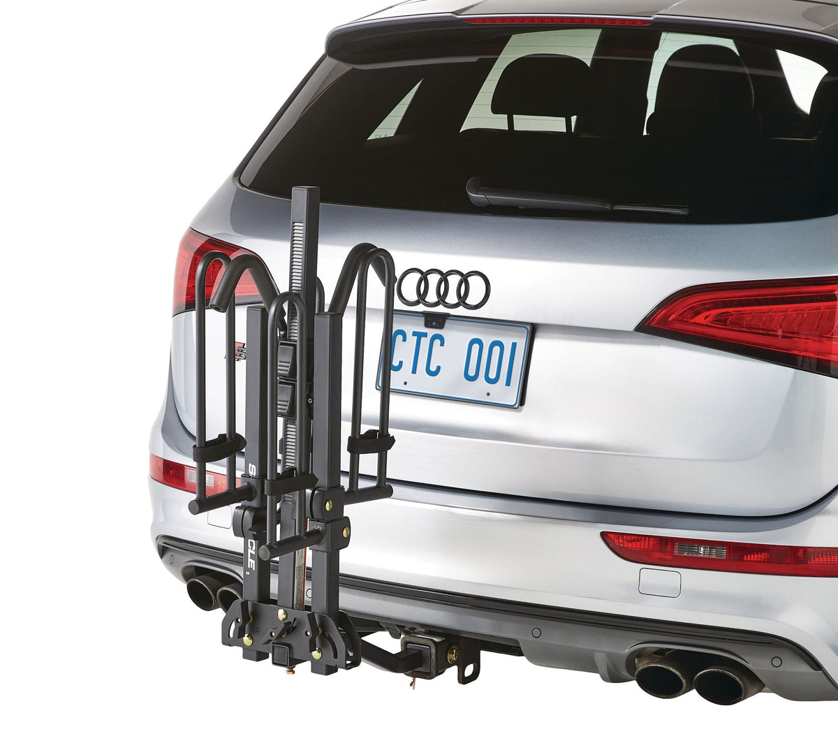 Hitch Mounted Platform Bike Carrier, 2-Bikes