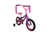 Radium Kids' Bike with Training Wheels, Purple, 14-in