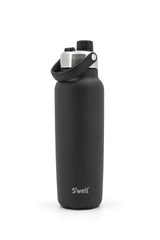 Explorer Insulated Stainless Steel Hydration Bottle, 40-oz, Black, with Chug Lid, BPA Free