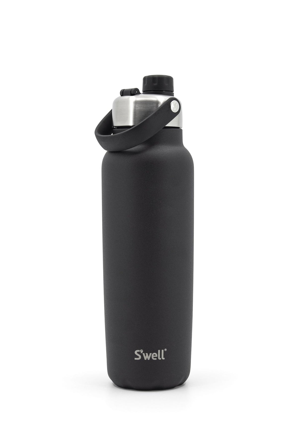 Explorer Insulated Stainless Steel Hydration Bottle, 40-oz, Black, with Chug Lid, BPA Free