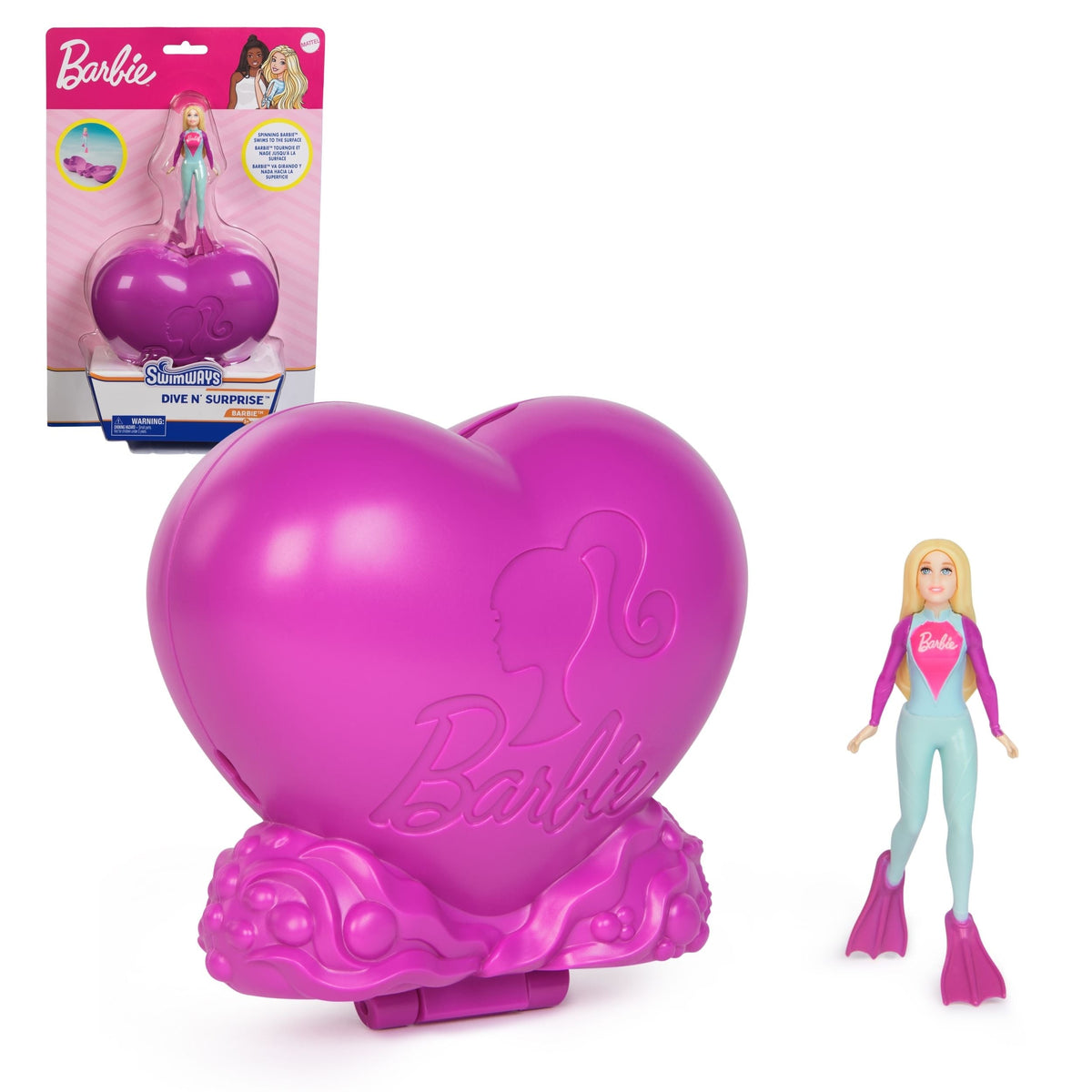 Licensed Character Ariel Dive N' Surprise Pool Toy, Ages 5+, Assorted