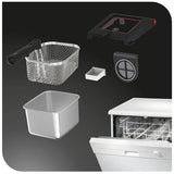 Odorless Deep Fryer, Stainless Steel, 3.5-L