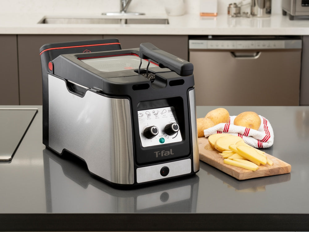 Odorless Deep Fryer, Stainless Steel, 3.5-L
