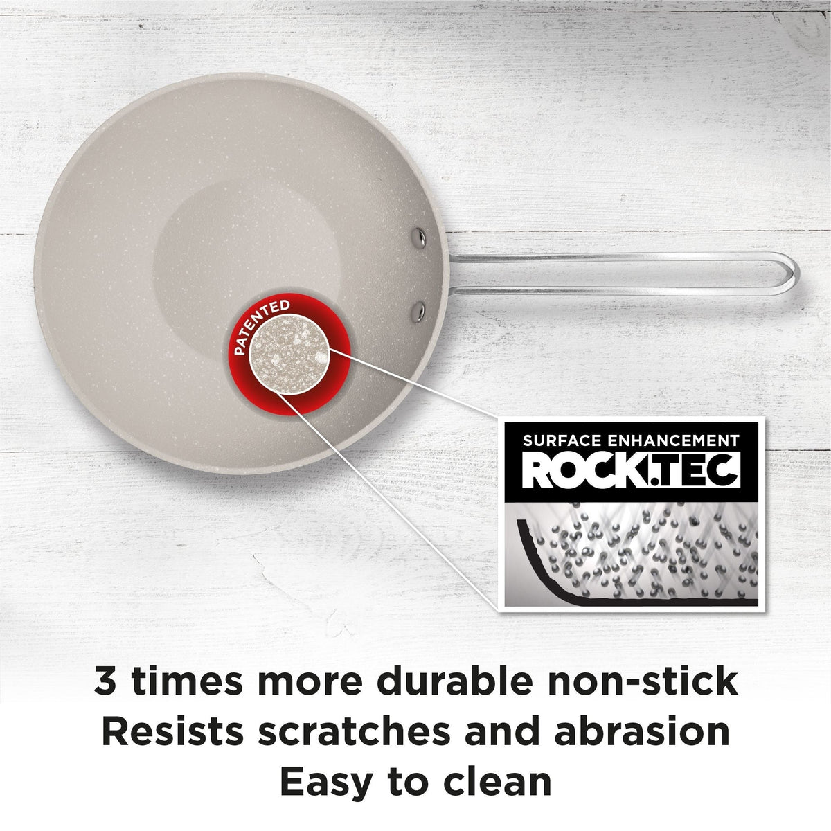 The Rock Mini Wok, Cream