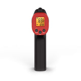 Digital Read Infrared Thermometer Gun with Backlight Display, Red