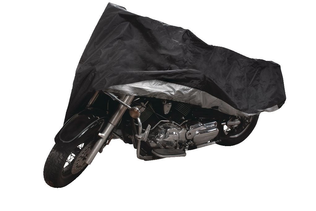 Premium Polyester Motorcycle Cover, Black, X-Large