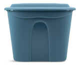 type A Stackable Storage Box with Lid, 72-L, Blue