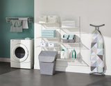 type A Twin Track Wire Shelf, White, 16 x 24-in
