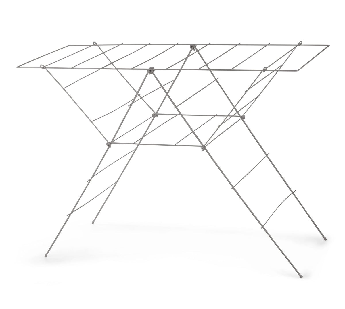 type A Wire Gullwing Drying Rack, 48.8 x 21.7 x 40.2-in, White