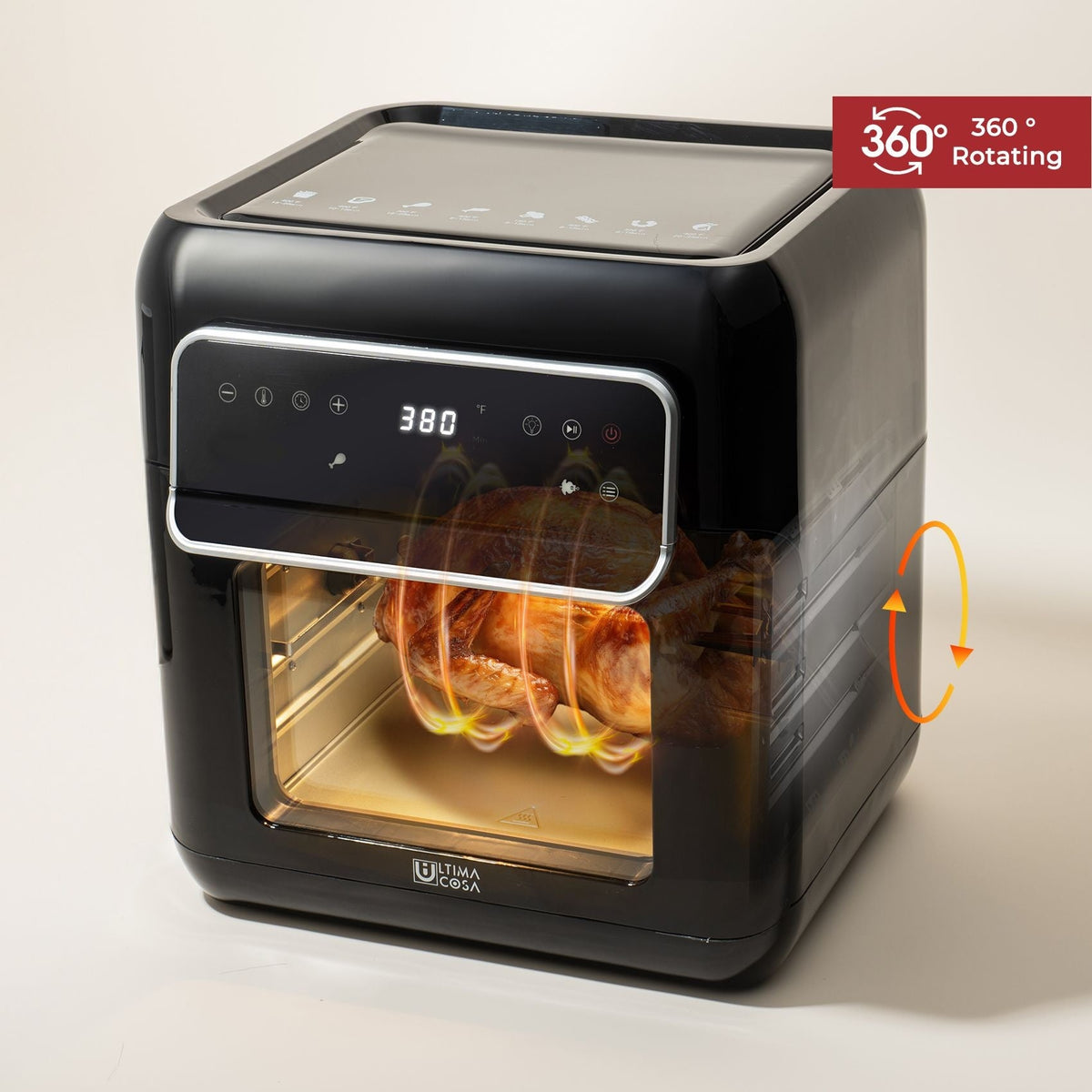 Ultima Cosa Digital Air Fryer with 8 Cook Modes, 12.46-qt