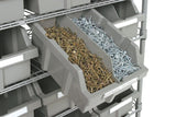 7-Tier NSF 16-Bin Rack Shelving, 36-in x 14-in x 56-in