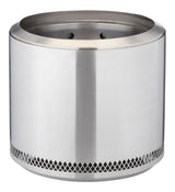 Stainless Steel Smokeless Bonfire Wood Burning Fire Pit, 19-in