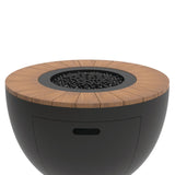 Round Outdoor Gas Fire Table, 65,000 BTUs, 36-in