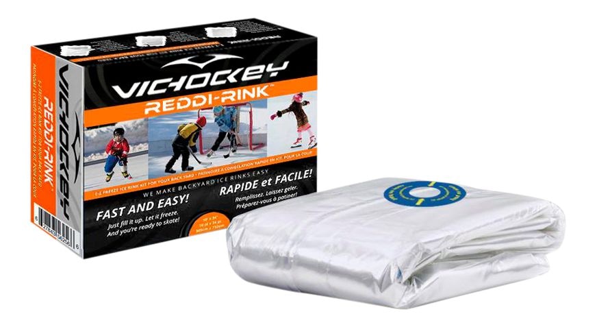 Reddi-Rink EZ Freeze Ice Rink Kit, 10-ft x 20-ft