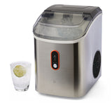 Countertop Soft Nugget Ice Maker, 33-lb Ice/Day, Stainless Steel
