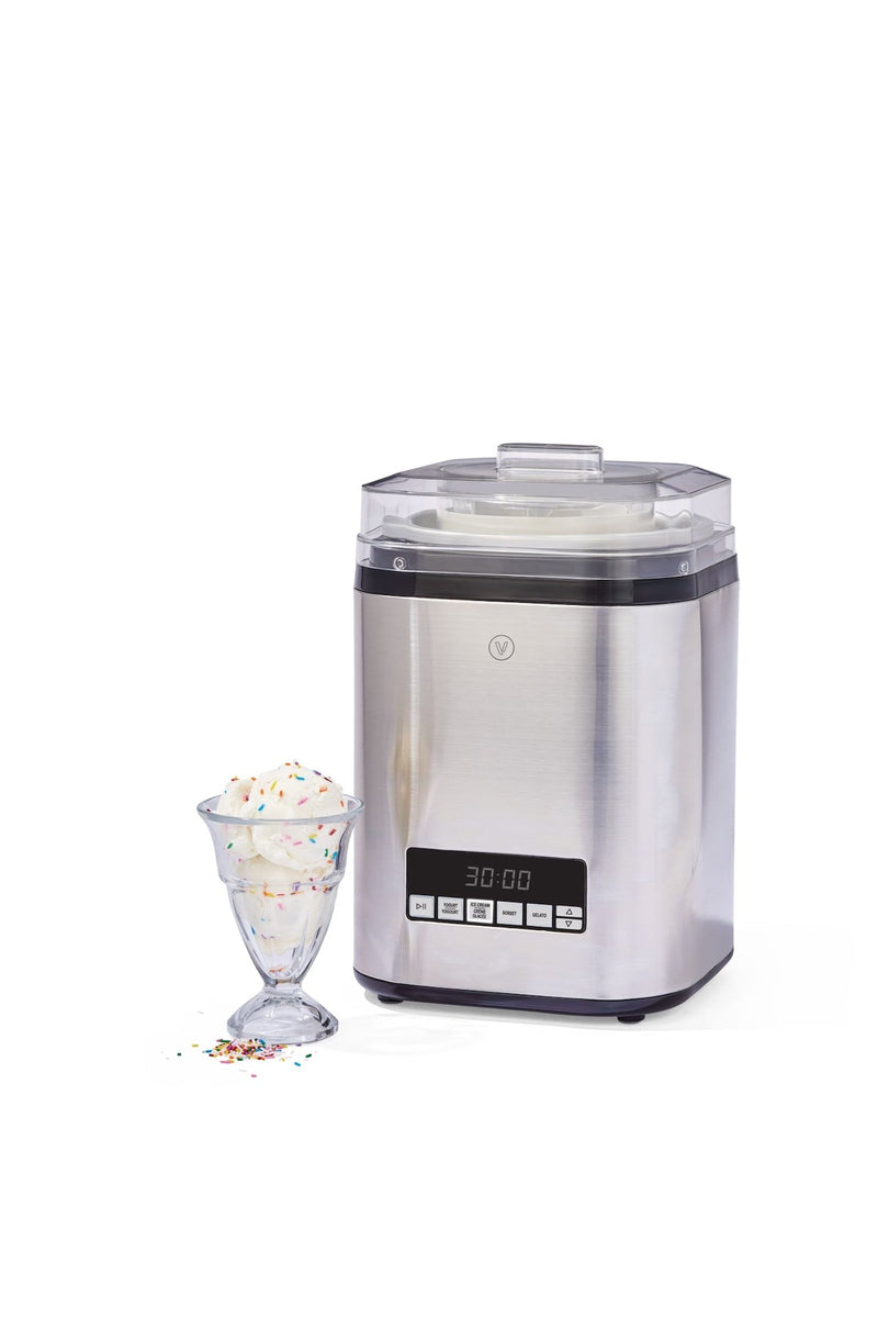 Digital Ice Cream Maker, 4-in-1 Ice Cream & Frozen Treat Maker, Stainless Steel, 1.9-L E5871